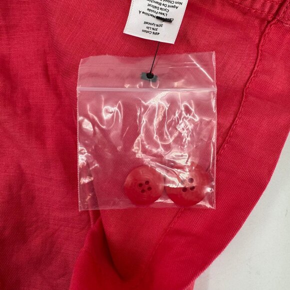 Talbots Coral Pink Classic Button-Up Blazer | Size 1X - Picture 6 of 10